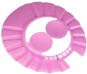 Soft Bathing Baby Shower Cap Wash Hair For Children Baby Eye Ear Protector Adjustable Bathing Shower - halfrate.in