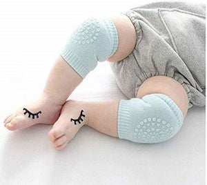 Baby Knee Pads for Crawling, Anti-Slip Padded Stretchable Elastic Cotton Soft Breathable Comfortable Knee Cap Elbow Safety Protector - halfrate.in