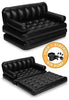 Air Sofa Bed 5 in 1 Inflatable sofa Couch one Sofa 5 uses with Electric Pump (Black) - halfrate.in