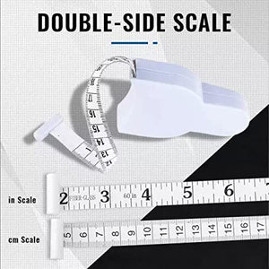 Retractable body measuring ruler automatic telescopic tape Ergonomic Design Fitness Measuring Tape for Measuring Bust Body Fat Measuring Waist Thigh