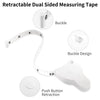 Retractable body measuring ruler automatic telescopic tape Ergonomic Design Fitness Measuring Tape for Measuring Bust Body Fat Measuring Waist Thigh