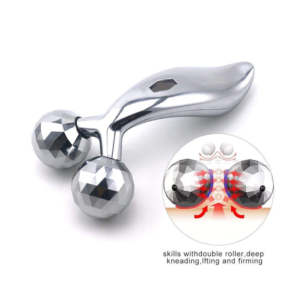 3D Manual Roller Face, Body Massager for skin Lifting Wrinkle Remover Facial Relaxation Tightening Shaping