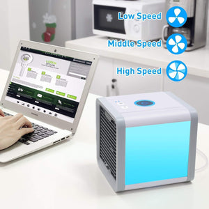 Air Cooler Mini Air Conditioner Humidifier Mini Portable Air Cooler Fan Arctic Air Personal Space Cooler - halfrate.in