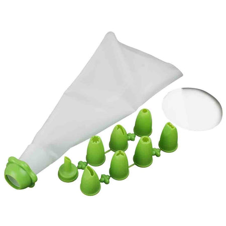 8 Nozzles Pastry Cake Decorator Icing Bag - halfrate.in
