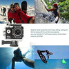 4K Water Resistant Sports Wi Fi Action Camera with Remote Control and 2 Inch Display