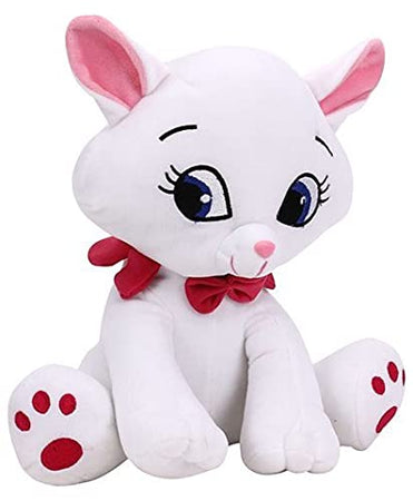 White Adorable Cat Soft Toy for Kids Playing Toy, Birthday Gift 25 cm