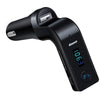 Ekdant® CARG7 Bluetooth Car Charger FM Kit MP3 Transmitter USB and TF Card Slot with in Built Mic Hands-Free Calling for All Android and iOS Devices - halfrate.in