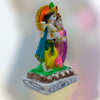Radha Krishna Idol Handcrafted Handmade Marble Dust Polyresin - 13 x 8 cm perfect for Home, Office, Gifting RKC-1