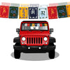 Buddhist Prayer Tibetan Flag For Home, Car Decoration Prayer Flags Interior Mirror Decorative Wall Hanging Home Décor Om Mani Padme Hum Big Size