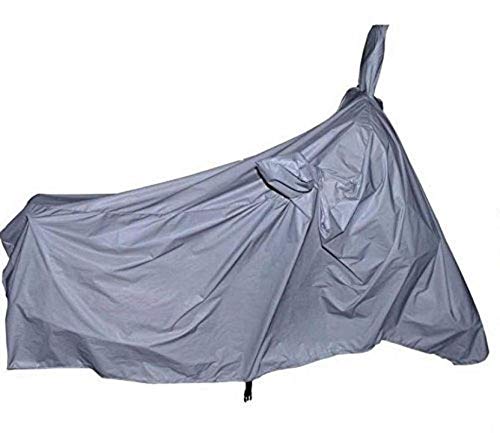 Harley Davidson Royal Enfield Bullet 500cc Motorcycle / Bike cover Waterproof High Quality Silver with Buckle