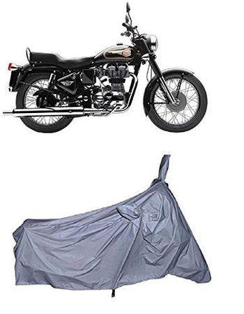 Royal Enfield Bullet 350 Motorcycle / Bike cover Waterproof High Quality Silver with Buckle compatible