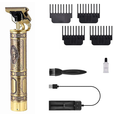 Hair Styler Buddha Style Trimmer for Men Beard Styles Shaver Kit Hair Cutter with Adjustable Blade Clipper Steel Razors Portable