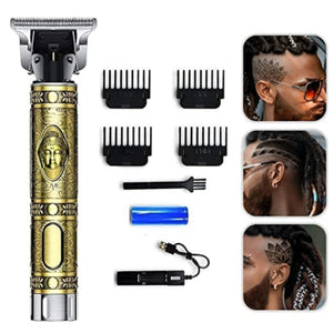 Hair Styler Buddha Style Trimmer for Men Beard Styles Shaver Kit Hair Cutter with Adjustable Blade Clipper Steel Razors Portable