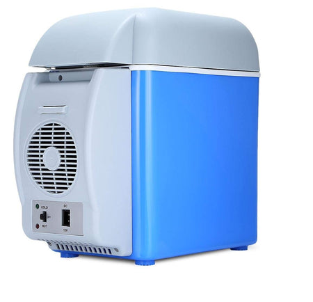 Mini Refrigerator Portable Fridge 12V Auto Mini Car Travel Fridge ABS Multi-Function Home Cooler Freezer Warmer Cooling & Warming Refrigerator - 7.5Ltr