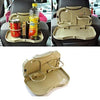 Folding Tray Auto Car Seat Back Drink Table Food Tray Cup Stand Desk Holder Drinks Holder/Mini Car Backseat Food Tray with Bottle Cup Holder
