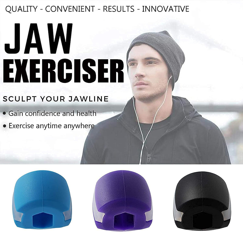 Jawline Exerciser face and neck exerciser define your jawline, slim and tone your face, look younger and health- help reduce stress and cravings