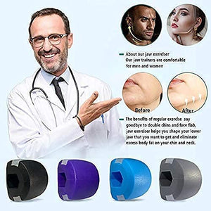 Jawline Exerciser face and neck exerciser define your jawline, slim and tone your face, look younger and health- help reduce stress and cravings