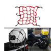 Highly Elastic 6 Hooks Luggage Holder Bungee Cargo Net for All Bike (Multicoloured)