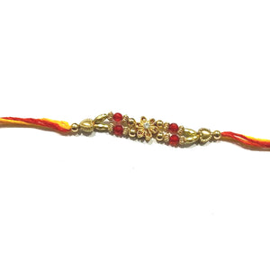 American Diamond Stone Rakhi Raksha bandhan Chocolate combo - Beautiful Rakhi RK1