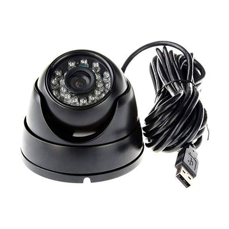 CCTV Dome Security Camera USB Port Dome Camera with IR Night Vision CCTV DVR with Memory Card Slot Recording System