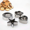 Cookie Cutter Stainless Steel Cookie Cutter With 4Shape, 12 Pieces - halfrate.in