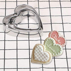 Cookie Cutter Stainless Steel Cookie Cutter With 4Shape, 12 Pieces - halfrate.in