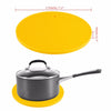 Flexible Honeycomb Silicone Round Pot Holder Non-slip Durable Heat Resistant Placemat Table Mat - halfrate.in