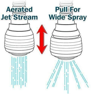 Turbo Flex 360 Degree Flexible 6 Inch Sprayer Extension Jet Stream/Water Saving Faucet - halfrate.in