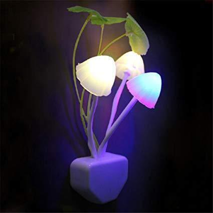 Automatic Night Sensor Mushroom Lamp night light - halfrate.in