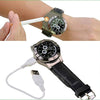 Men USB Rechargeable Cigarette Cigar Lighter Watch Novelty Cool Lighters Windproof Flameless Unique Designer Wristwatches
