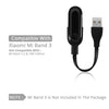 Ekdant® USB Charger Cord Fast Charging Cable Adapter for Xiaomi MI Band 3 - Black - halfrate.in