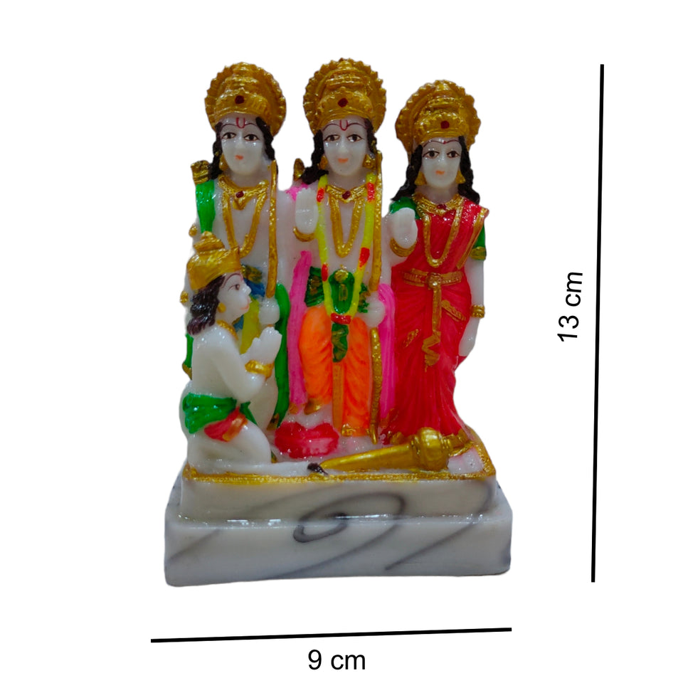 Ramdarbar Idol Handcrafted Handmade Marble Dust Polyresin - 13 x 9 cm perfect for Home, Office, Gifting RDC-1