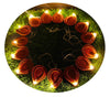 Diwali Diya String Lights Diwali Lights for Decoration 16 Diya's Diwali Candle String Light Decorative Lights for Diwali (Brown)