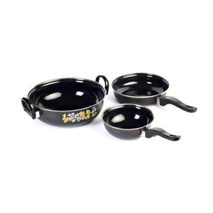 New Cook and Serve Set 3 Pcs - Enamelware - halfrate.in