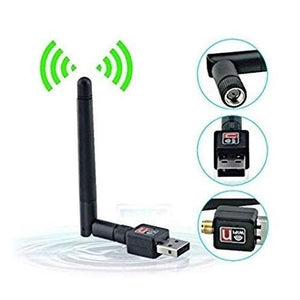Ekdant® 600Mbps USB Wifi Dongle 600Mbps Wireless Adapter 802.11N/G/B With Antenna - halfrate.in