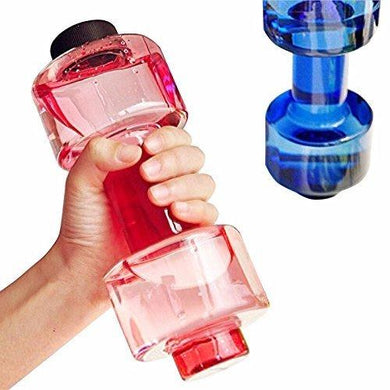 Dumbbell Shape Water Bottle, Eco-Friendly Sports Fitness Exercise Water Jug for Gym, Yoga, Running - halfrate.in