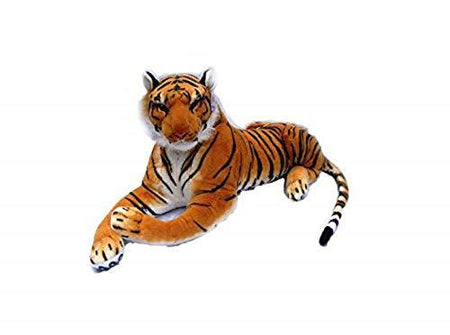 Small Stuffed Soft Tiger for Kids , Children , Decoration Toys, Birthday Gift | Brown | | 25 cm | - halfrate.in