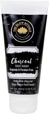 Activated Charcoal 60 ml with Aloe Vera Extract, Avocado Oil,Tea Tree, and Vitamin-E Face Wash (60 ml)