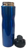 Plastowares Tuff Stainless Steel Water Bottle Sporty (350 ml, Blue)