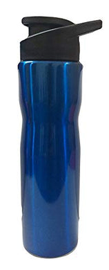 Plastowares Tuff Stainless Steel Water Bottle Sporty (350 ml, Blue)