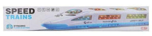 EMU Bump & Go Action Speed Train Musical Toy with 3D Flashing Lights - White - halfrate.in