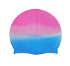 Waterproof Silicone Swimming Cap/Swimming Hair Protection Cap/Swimming Head Cover for Men and Women Multicolour - halfrate.in