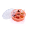 Air Tight Plastic Round Spice Box/ Masala Box Storage 7 Containers - halfrate.in
