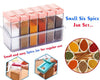 Plastic Spice JAR 6 in 1 Spice Rack Masala Box Set, 6-Pieces, Premium Multipurpose Plastic Spice Rack/Condiment Set - halfrate.in