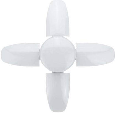 LED Light Bulb Fan Shape B22 Foldable Light, Super Bright Angle Adjustable Home Ceiling Lights, AC95-265V, Cool White Light (4+1fan) (28 watt)