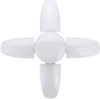 LED Light Bulb Fan Shape B22 Foldable Light, Super Bright Angle Adjustable Home Ceiling Lights, AC95-265V, Cool White Light (4+1fan) (28 watt)
