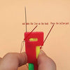 Automatic Needle Threading Device - Plastic Needle Threader Thread Guide Needle Device, Easy Use & Carry -1 PCS