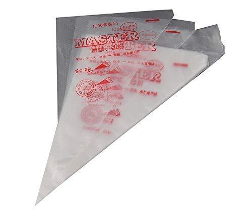 Cake Disposable Piping Icing Bags Polythene Disposable Piping Bags | Pastry, Cake Decorating Bags, 26 x 17 cm (Pack of 50) - halfrate.in