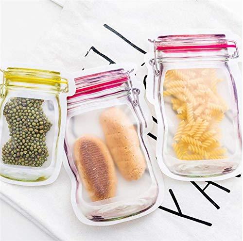 Jar Zipper Bags 500 ml Storage for Food || Reusable Ziplock Bottles Sh