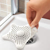 Silicone Star Shaped Sink Filter Bathroom Hair Catcher Drain Strainers Cover Trap for Basin - 2 pcs